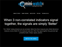 Tablet Screenshot of emini-watch.com